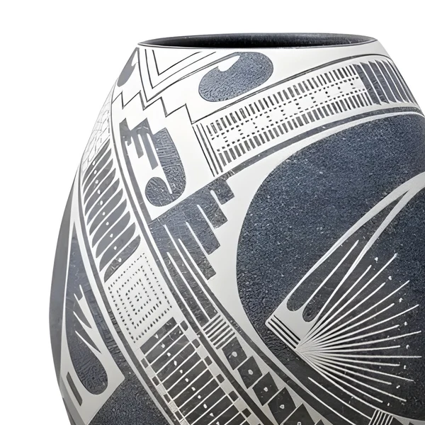 Vasija / Olla Artesanal de Cerámica de Juan Mata Ortiz "Leonel Quezada" 2 (imagen 2)
