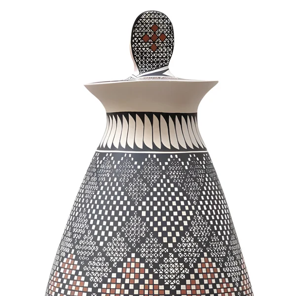 Vasija / Olla Artesanal de Cerámica de Juan Mata Ortiz "Leonel Quezada" 3 (imagen 2)
